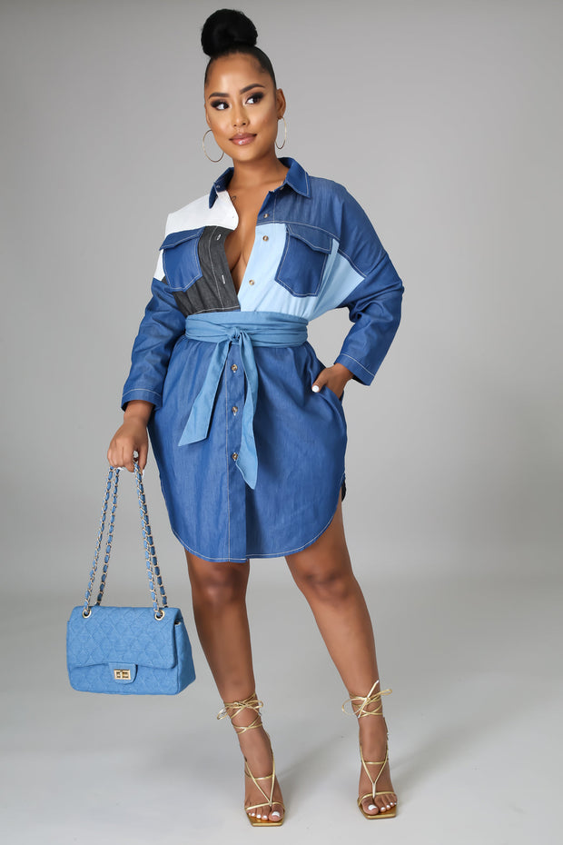 Luciana Shirt Dress - MY SEXY STYLES