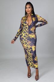 Wild Hottie BodyCon Midi Dress - MY SEXY STYLES