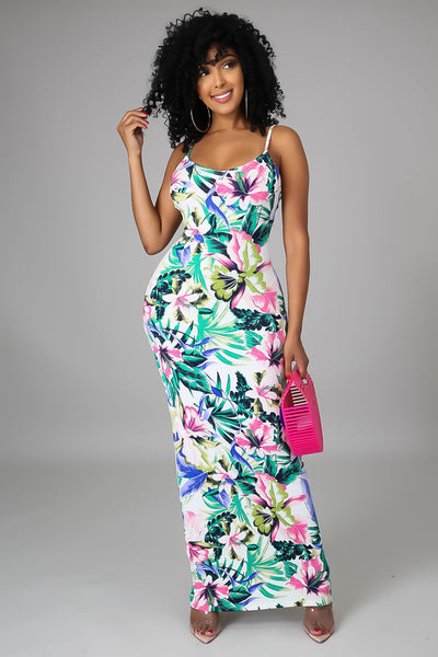 Destiny Floral Maxi Dress - MY SEXY STYLES