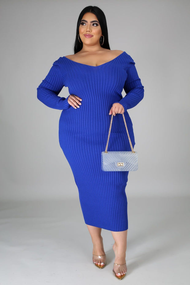 Kara Knit Midi Pencil Dress - MY SEXY STYLES