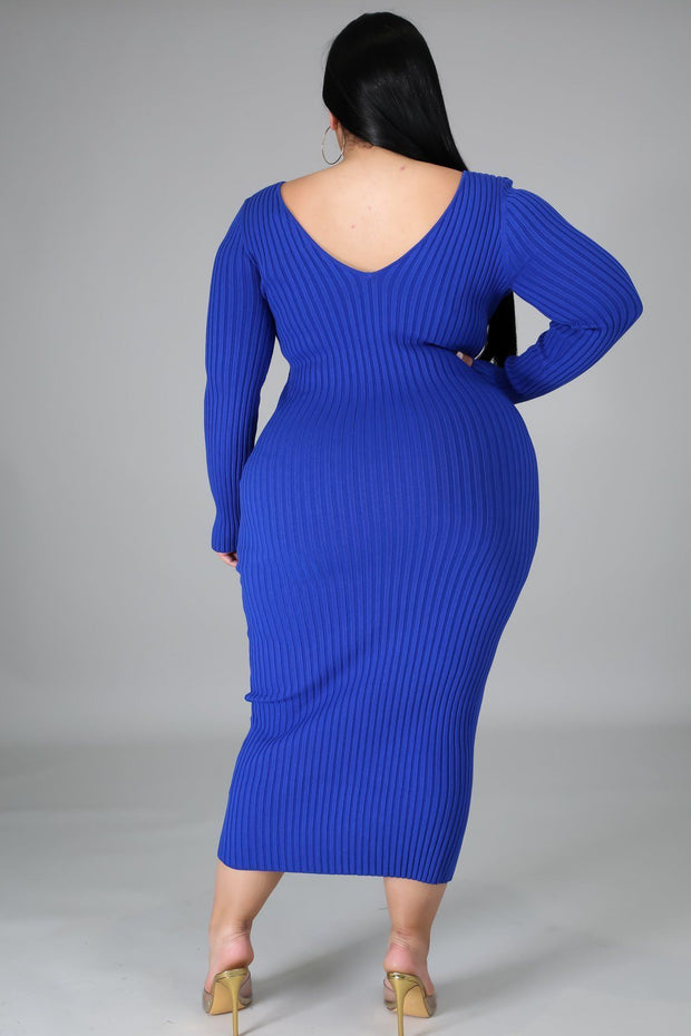 Kara Knit Midi Pencil Dress - MY SEXY STYLES