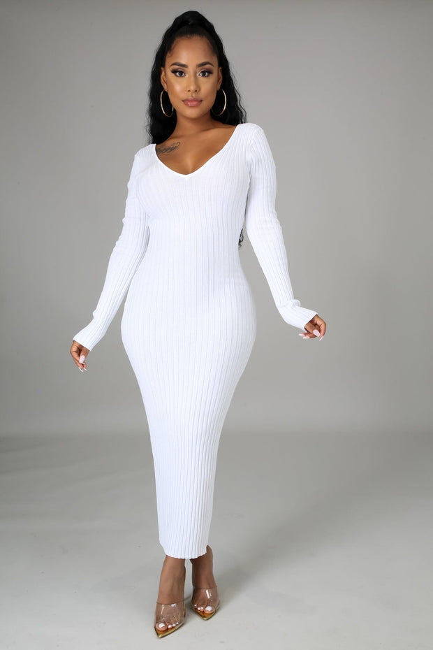 Kara Knit Midi Pencil Dress - MY SEXY STYLES