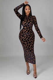 Baddie For Life Midi Dresss - MY SEXY STYLES