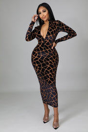 Baddie For Life Midi Dresss - MY SEXY STYLES