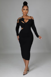 Leona Cutout Midi Dress - MY SEXY STYLES