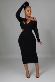 Leona Cutout Midi Dress - MY SEXY STYLES