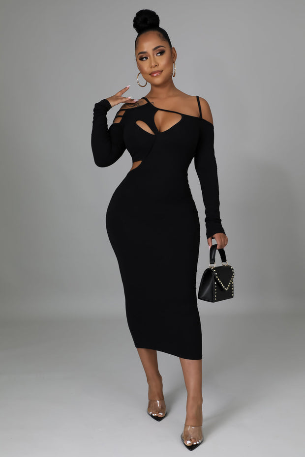 Leona Cutout Midi Dress - MY SEXY STYLES