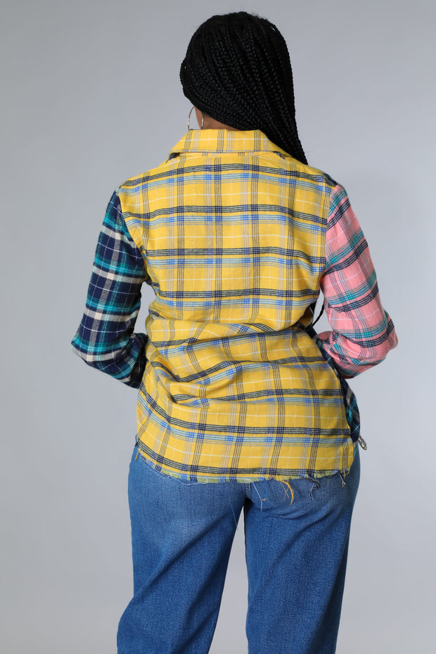 Alisse Plaid Long Sleeves Shirt - MY SEXY STYLES
