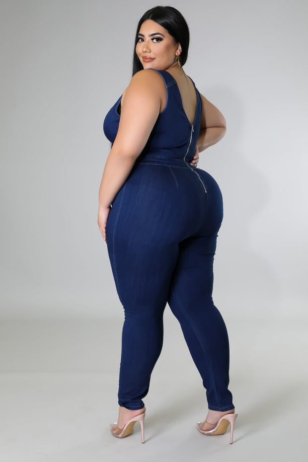 Adriel Babe Denim Jumpsuit - MY SEXY STYLES