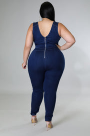 Adriel Babe Denim Jumpsuit - MY SEXY STYLES
