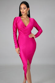 Kate V Neck Sexy Body-Con Dress - MY SEXY STYLES