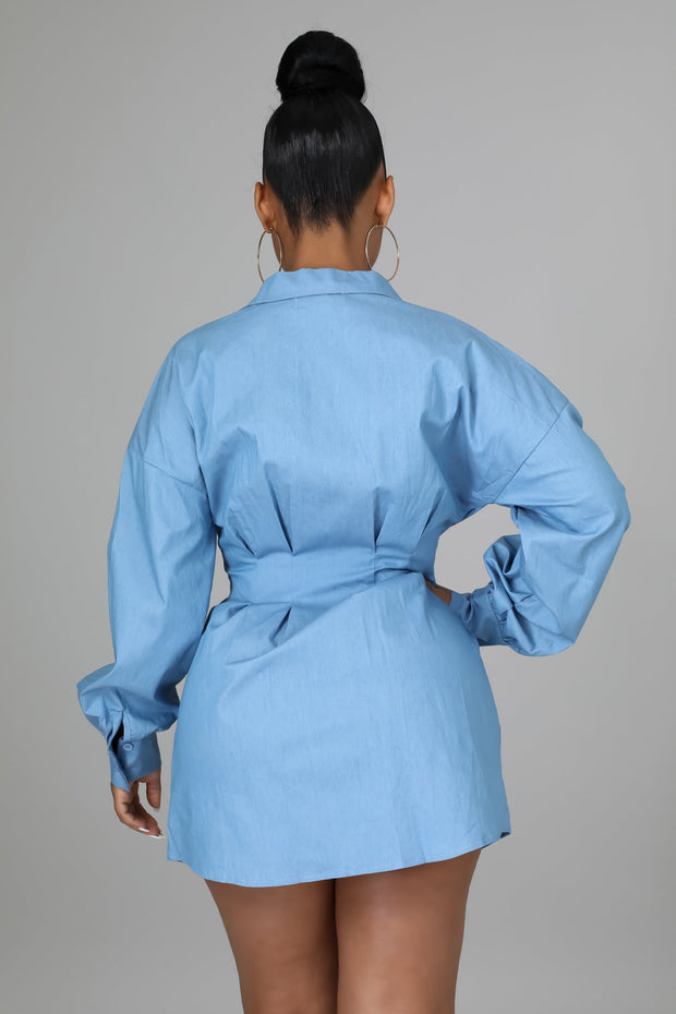 Leanna Shirt Dress - MY SEXY STYLES