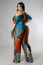 Annalia Off Shoulder Plus Jumpsuit - MY SEXY STYLES