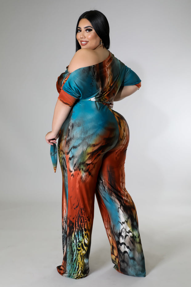 Annalia Off Shoulder Plus Jumpsuit - MY SEXY STYLES