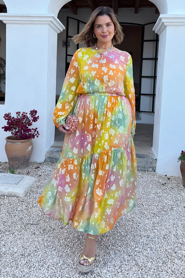 Ombre Jacquard Ciara Dress