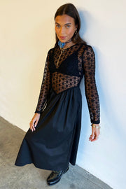 Black Lace Victoria Dress