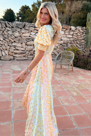 Pastel Elouise Dress with Gold Fleck