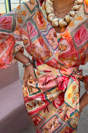 Tropical Tile Mini Jaspre Skirt