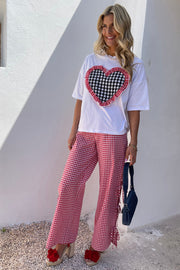 Red Gingham Trouser