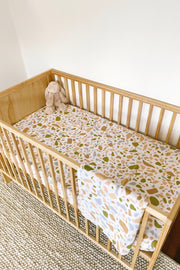 Fitted Baby Cot Sheet - Terrazzo