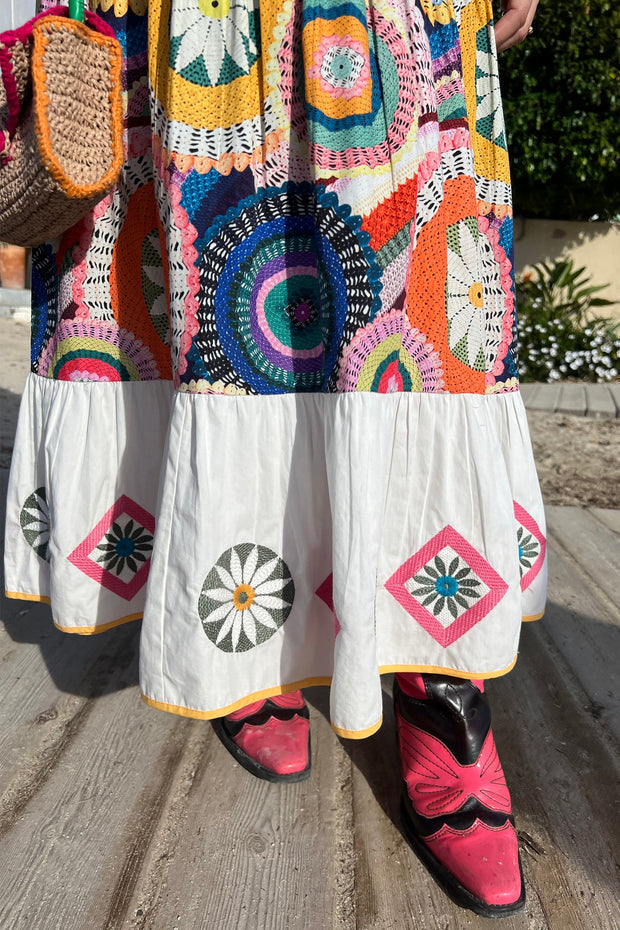 Crochet Malibu Midi Dress