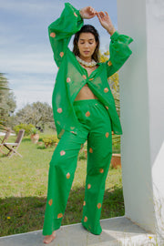 Green Shell Elissa Trouser