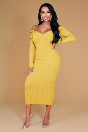 Kara Knit Midi Pencil Dress - MY SEXY STYLES