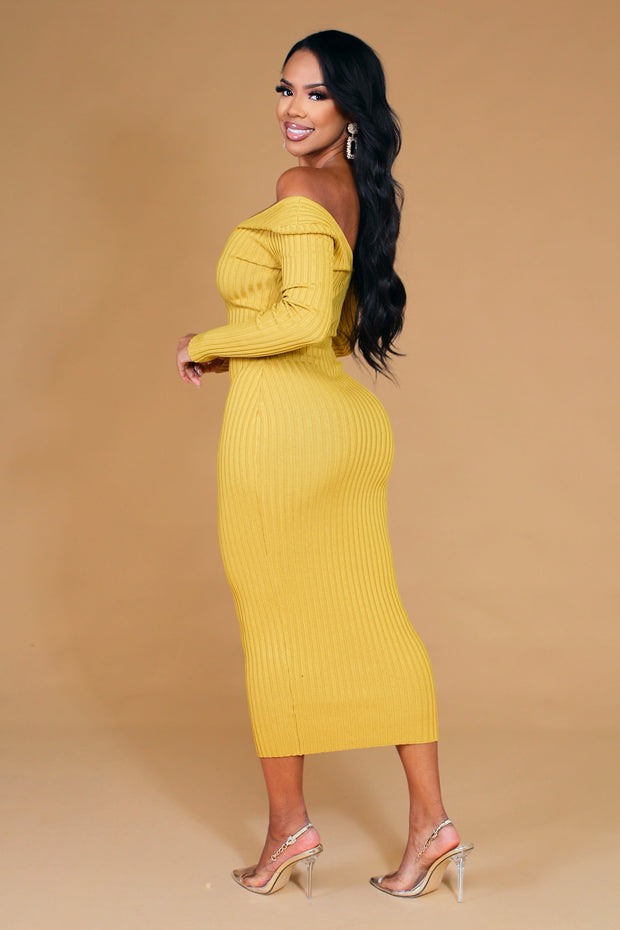 Kara Knit Midi Pencil Dress - MY SEXY STYLES