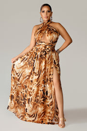 Leopard Queen Maxi Dress - MY SEXY STYLES