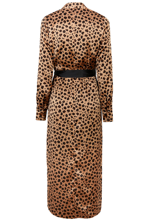 Leopard Reversible Wrap Dress