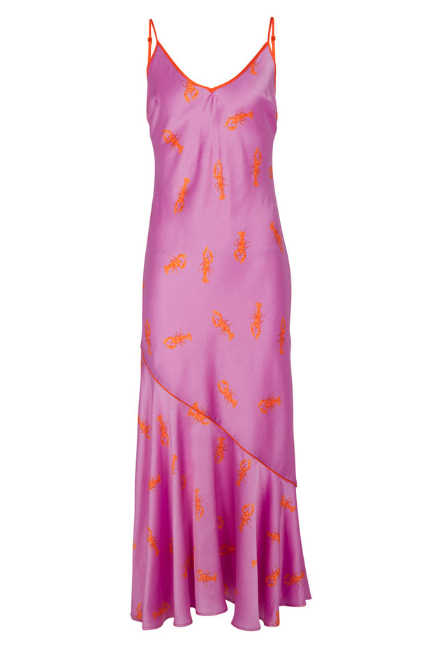 Lilac Lobster Slip Dress