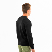 Loft Crewneck Black back on model