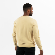 Loft Crewneck Khaki back on model