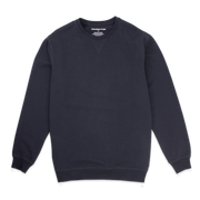 Loft Crewneck sweatshirt in Navy with V-stich, ribbed cuffs and hem