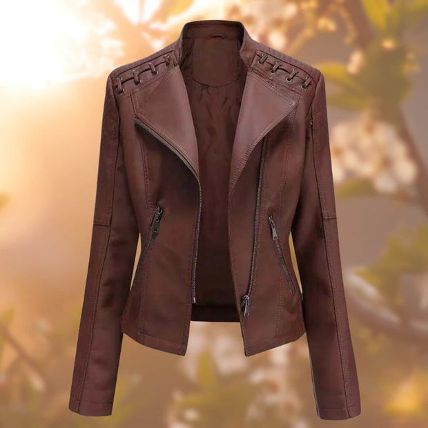 Ravens | Leather jacket for women