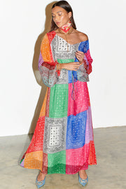 Multi Bandana Riri Dress
