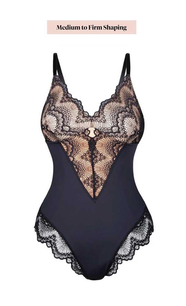 Sculpting Lace Shapewear Bodysuit