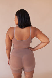 Open Bust Smoothing Bodysuit