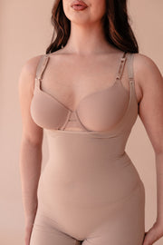 Open Bust Smoothing Bodysuit