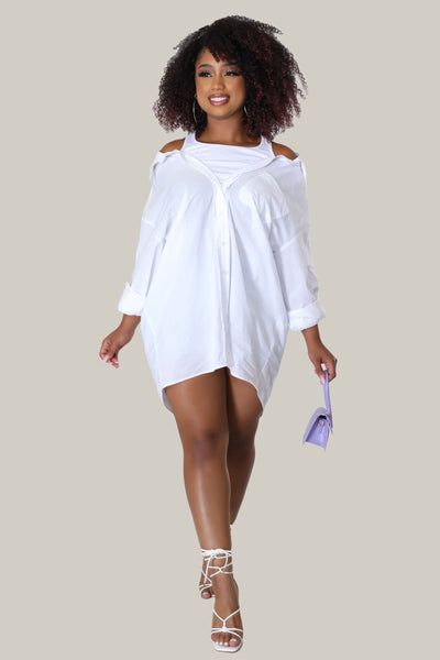 Presley Shirt Dress - MY SEXY STYLES