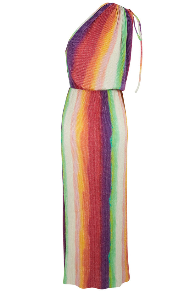 Rainbow Plisse Dress