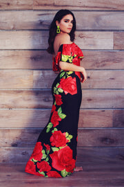 Rose Babe Maxi Dress - MY SEXY STYLES