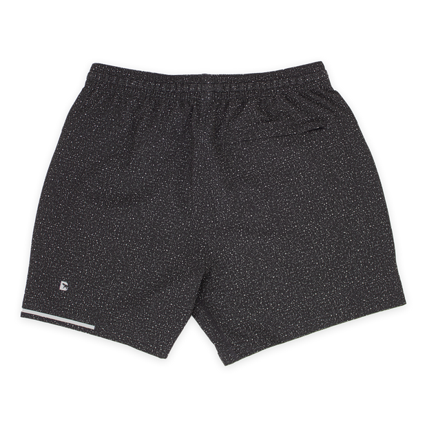 Run Short 5.5" Carbon Black Back