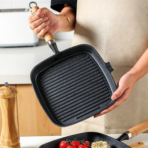 Premium Cast Iron Grill Pan