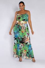 Samira Print Maxi Dress - MY SEXY STYLES