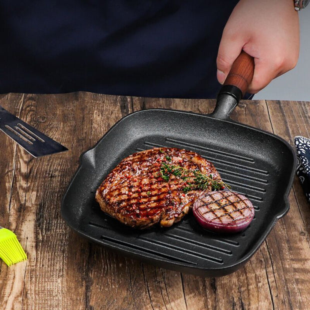 Premium Cast Iron Grill Pan