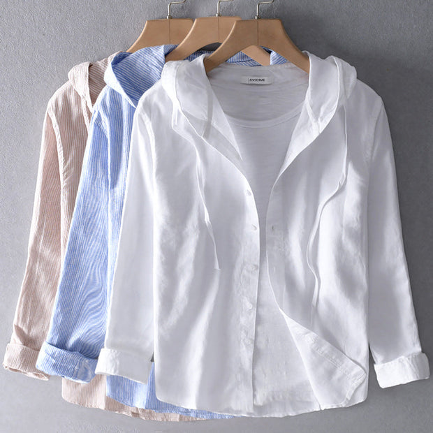 Thomas | Sunset Airy Linen Shirt