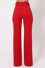 Tara Belted High Waist Pants - MY SEXY STYLES