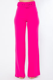 Tara Belted High Waist Pants - MY SEXY STYLES