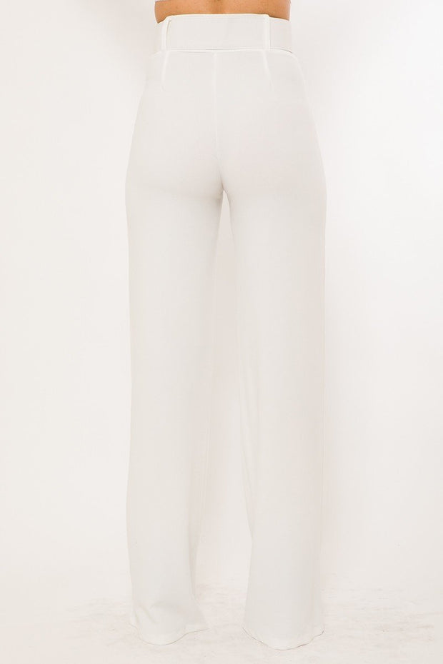 Tara Belted High Waist Pants - MY SEXY STYLES